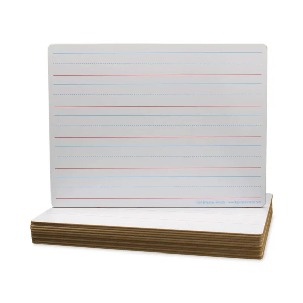 DOUBLE SIDED DRY ERASE BOARDS 12PK/PIZARRA