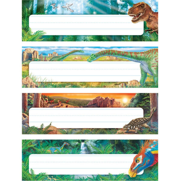 DISCOVERING DINOSAURS NAME PLATES