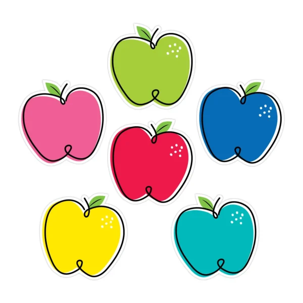 Doodle Apples Cut-Outs
