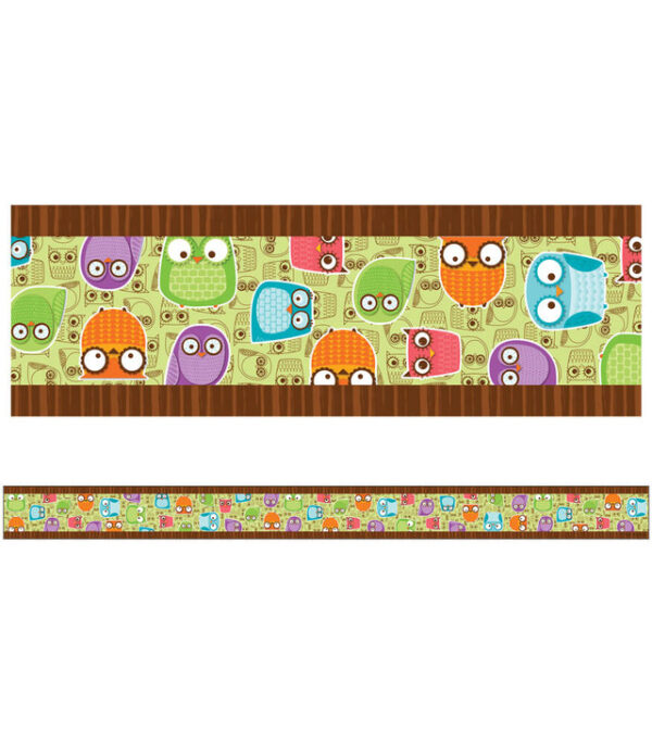 Owls Straight Bulletin Board Borders