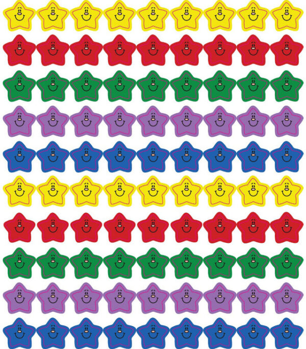 Smiling Stars Chart Seals