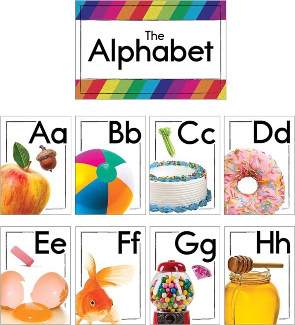 Photographic Alphabet Bulletin Board Set