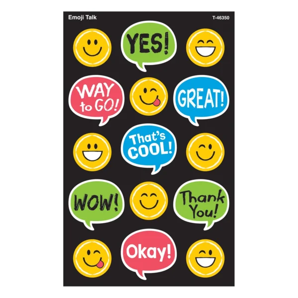 Emoji Talk super Shapes Stickers