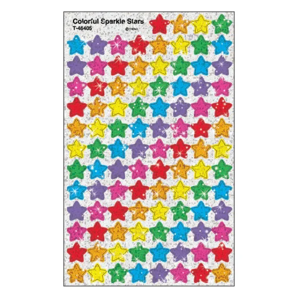 Colorful Stars superShapes Stickers Sparkle