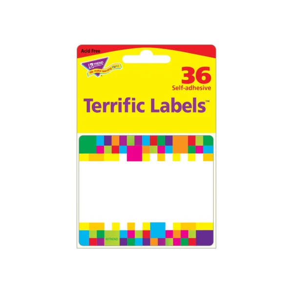 Pixels Terrific Labels