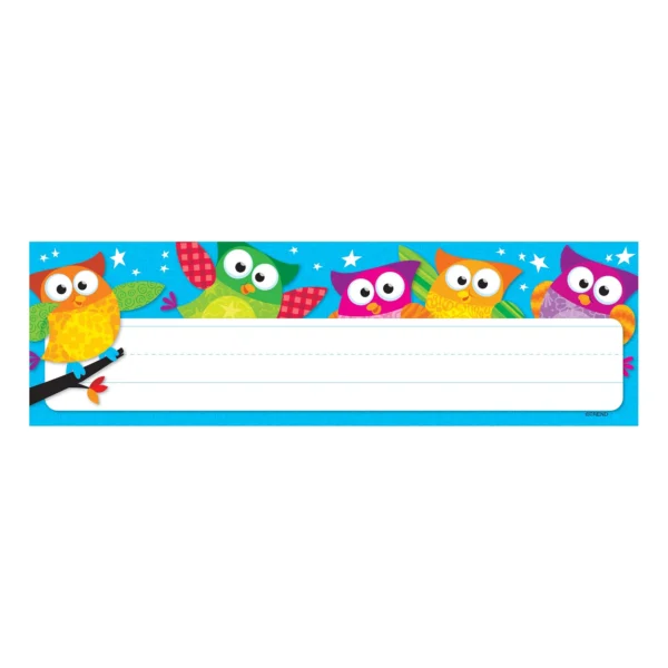 Owl-Stars! Desk Toppers Name Plates
