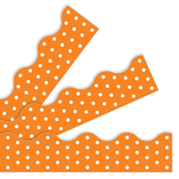 Polka Dots Orange Terrific Trimmers