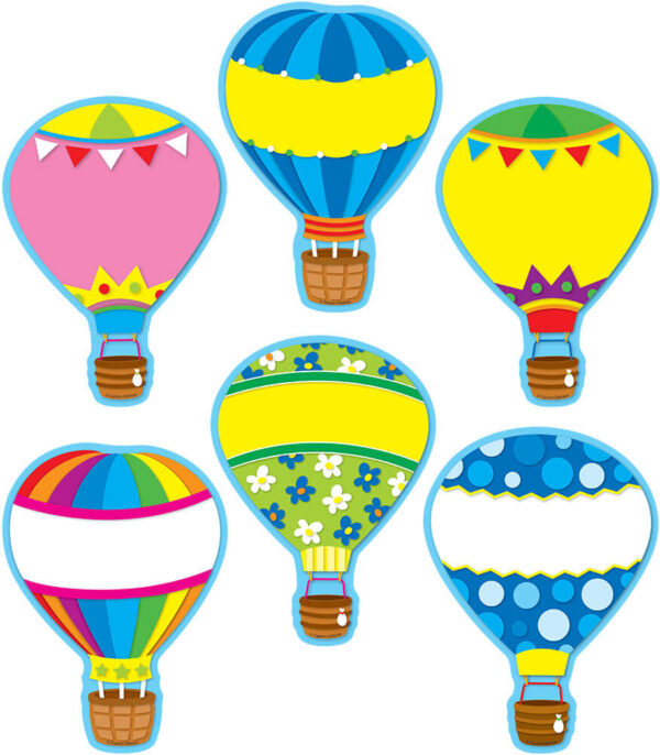 Hot Air Balloons Cutouts