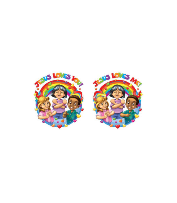 Jesus Loves Me Two-Sided Decoration