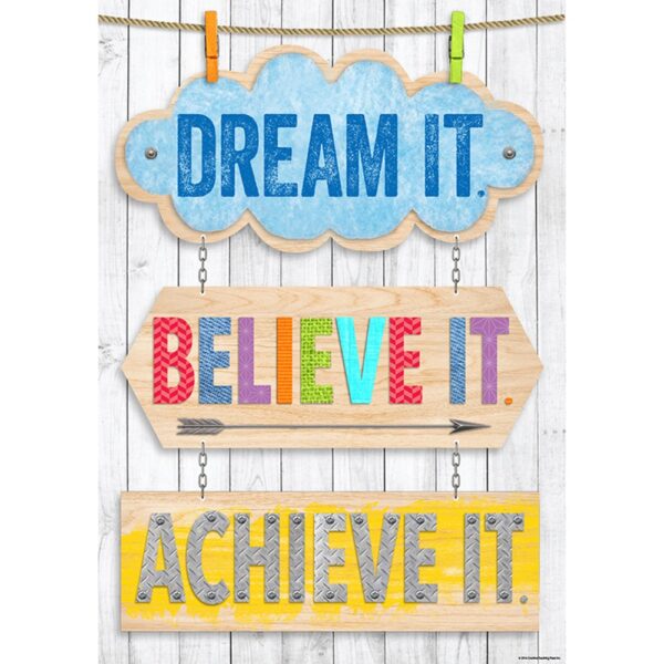 DREAM IT, BELIEVE IT, ACHIEVE IT.