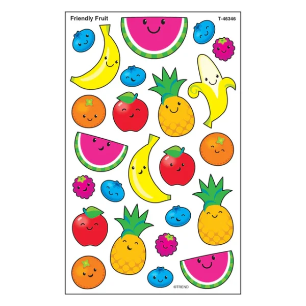 Friendly Fruit Stickers
