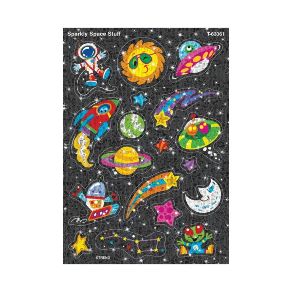 Sparkly Space Stuff Sparkle Stickers Large