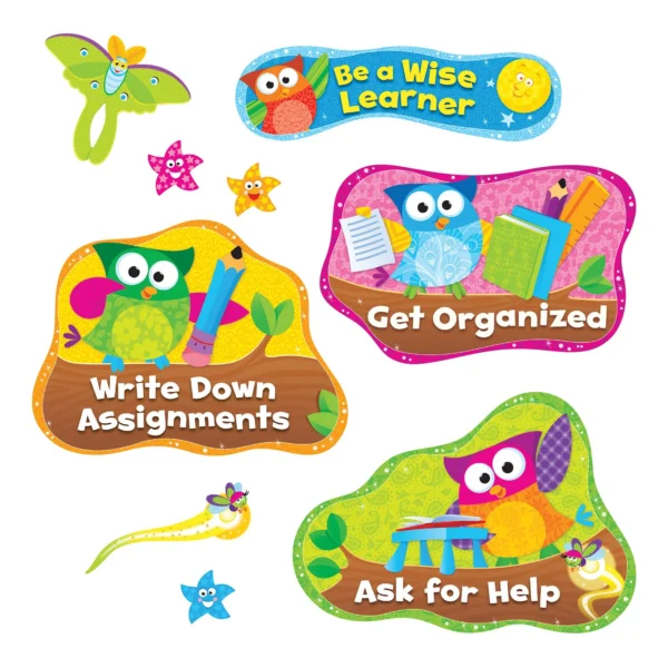 Owl-Stars! Study Habits Bulletin Board Set