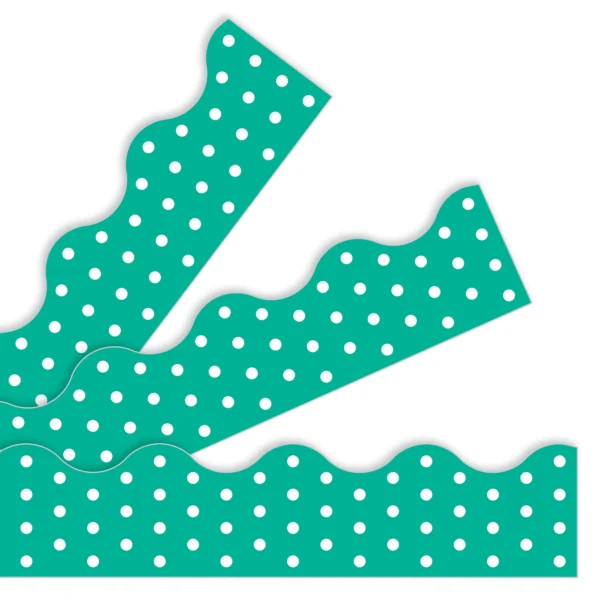 Polka Dots Teal Terrific Trimmers
