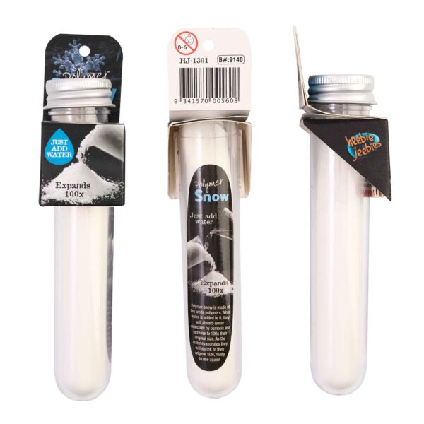 Polymer Snow Test Tube