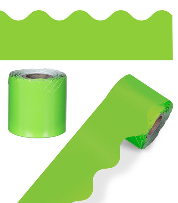 Lime Scalloped Borders