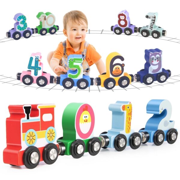 LAURON TOYS FOR TODDLERS, WOODEN TRAIN