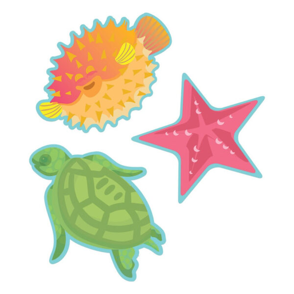 SEAS THE DAY FISH CUT-OUTS