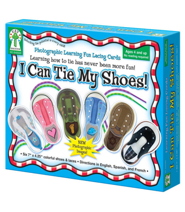 I CAN TIE MY SHOES LACING CARDS PK 1