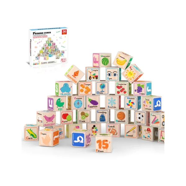 PICASSO TILES 36PC MAGNETIC EDUCATIONAL CUBE