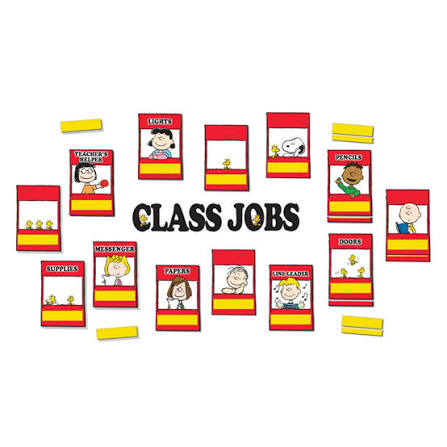 PEANUTS CLASS JOBS MINI BULLETIN