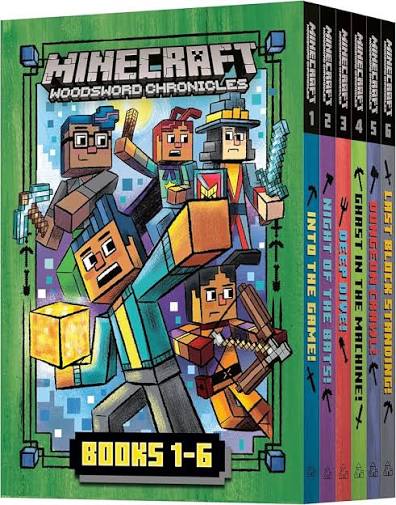 Minecraft Woodsword Chronicles boxed set 6 books
